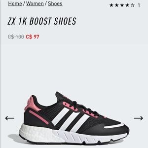 Adidas Women's ZX 1K Boost Shoes